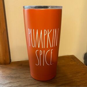 Rae Dunn Pumpkin Spice Tumbler 17 oz